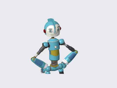 Robot Rodney Toys Free 3D model