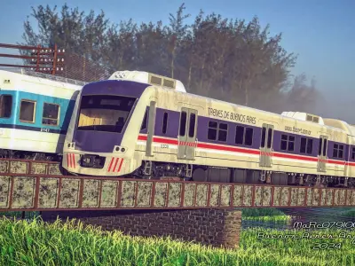 Puma v4 Double Deck EMU Train 3D 3D model