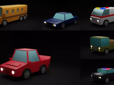 Vehicle collection  3D model