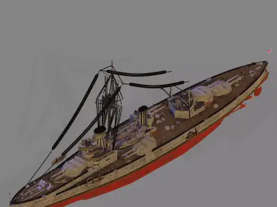 HMS Colossus 3D model