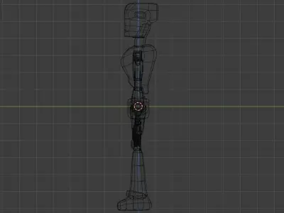 Robot  character innovation technology  Low-poly 3D model