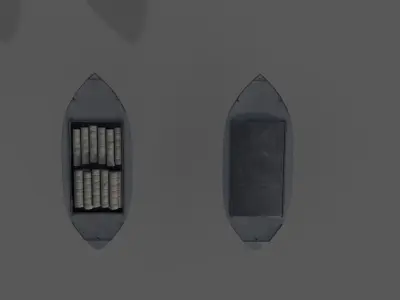 Boat 3D Model  Low-poly 3D model