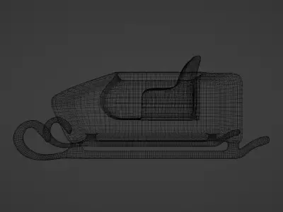 Christmas Sleigh Free 3D model