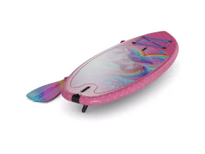Paddle Board Low-poly 3D model buy