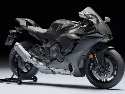 Yamaha R1 2020 Low-poly 3D model