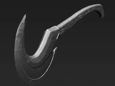 Zbrush Battle Axe 05 3D model