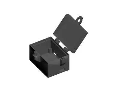 Replacement part IF553 Receiver Box for Kyosho MP10e MT10e 3D print model