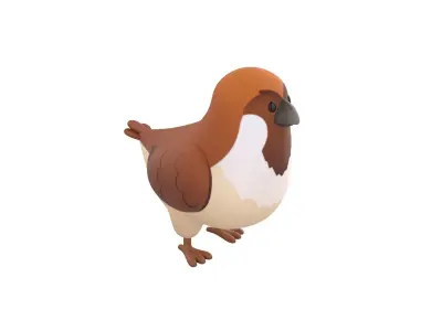 Character286 Sparrow 3D model