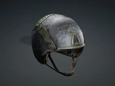 Military helmet PBR 4k  Low-poly 3D model