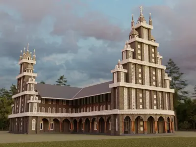 OLD CHURCH 3D model purchase