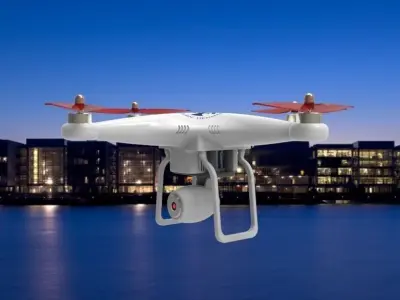 Quad Copter Free 3D model