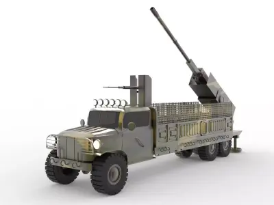 m1 gun 3D model