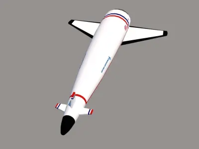 HOTOL Spacecraft Low-poly 3D model