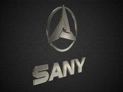 sany logo 3D model