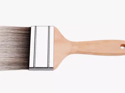 Brush V3 - Wide Flat Painting Tool 3D model