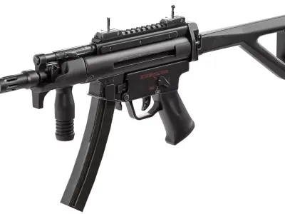 FPS Military Weapons - Animated Machine Pistol 2 3D model