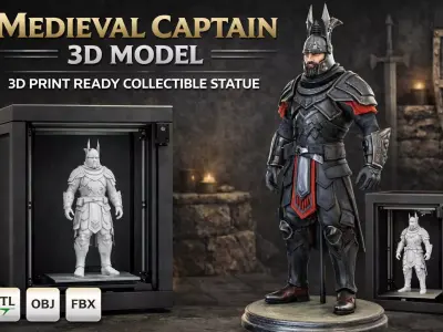 Sci-Fi Janissary Soldier 04 - Collectible STL 3D print model