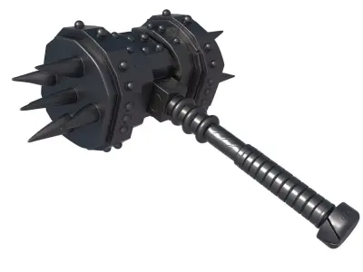 hammer  - sci fi hammer 3D print model