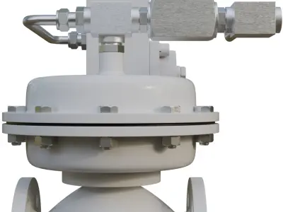 Pilot Operated Pressure Valve 3D model