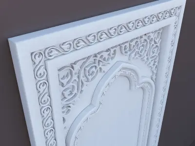 ornamental Islamic arch - So5  3D model