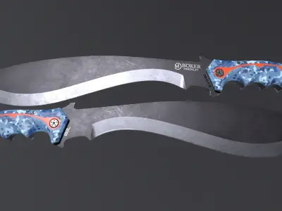 Machete-Lowpoly Low-poly 3D model