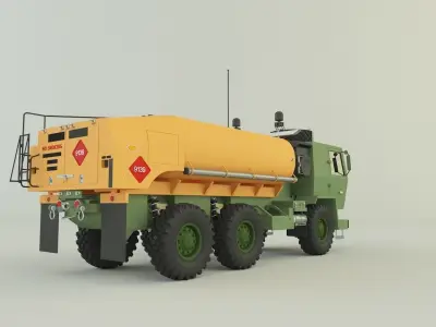 Medium Tactical Vehicle tanker 3D model