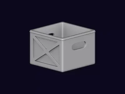 Box Crate 3D model