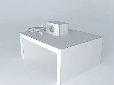 bunker rocket Free 3D model