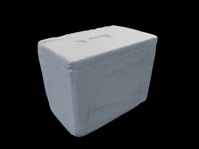 Anydrafts Foam box 01 Low-poly 3D model