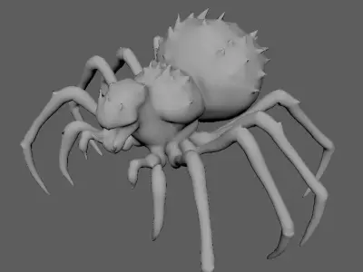 Spider 3D model 7
