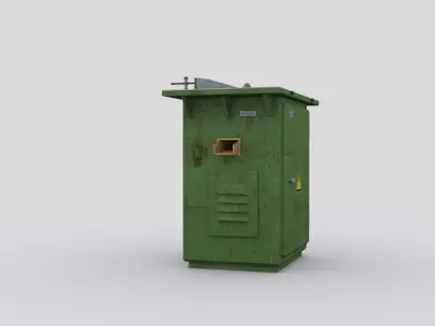 Woodworking machine1 Low-poly 3D model