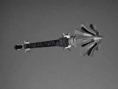 Ancient weapon pernach 3D model