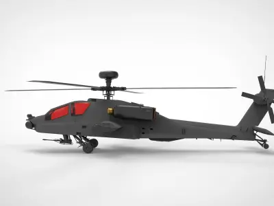 AH-64 Apache BLK 3D model