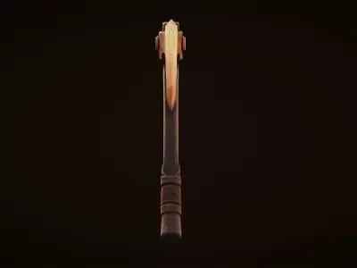 Copper Axe - Game Ready Weapon Low-poly 3D model
