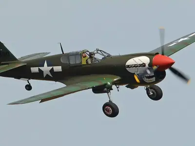 Curtiss P-40 Warhawk 3D model