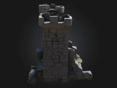 Fortress Gateway  Grand Entrance to Power 3D model