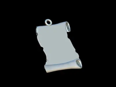  PARCHMENT PENDANT 3D print model