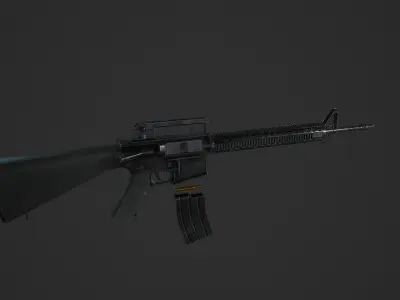M16A4 rifle 3D model