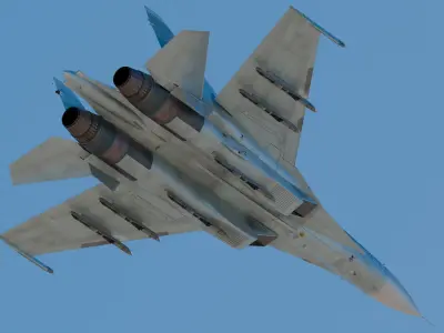 Sukhoi  Su-30 3D model