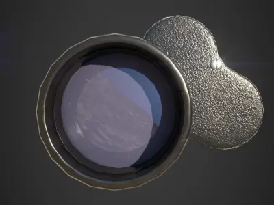 Monocular MP3 8x30 Low-poly 3D model