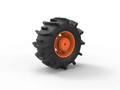 Offroad wheel 34 3D print model