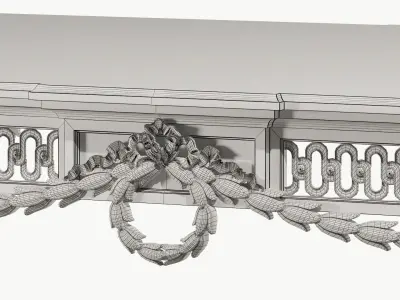 kosovart daphne table and chair 3D model