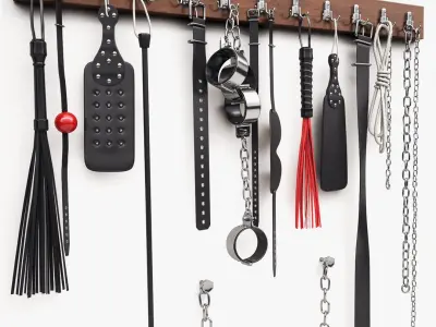 BDSM Accessories 3D model