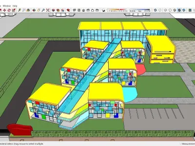 Sketchup Kindergarten 102 3D model