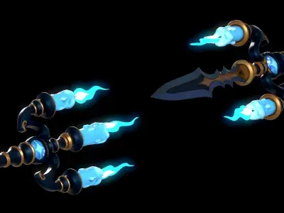 Spear  Low-poly 3D model