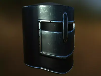 Great Helm Low-poly 3D model purchase