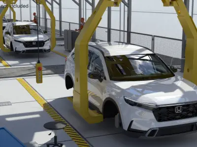  Honda Body Conveyor and Worker 