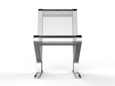 Waiting Room Seat V1 1 Seat 3D model