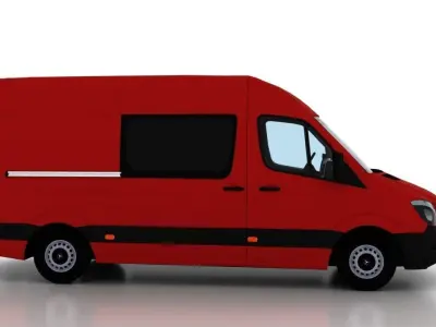 Mercedes Benz Sprinter L2H2 2015 Crew Van EU 3D model