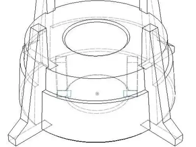 Gundam Astray Red Frame Kai PG ricambio spare part 3D print model